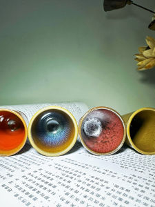 ถ้วยชงชาทำมือจากจั๊ปอัน เครื่องประดับชงชาสไตล์เก่า ถ้วยชงชาสำหรับผู้รับผิดชอบวัฒนธรรมทางภูมิศาสตร์