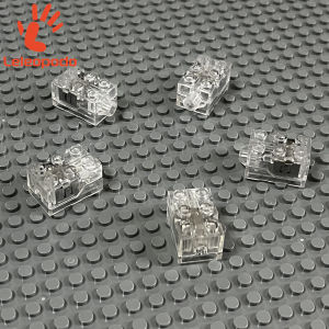 2025 New 1/2/5pcs MOC Colors 3x2 Dot LED Light with Battery Toys Accessories Light-Emitting DIY Compatible Building Blocks Kids