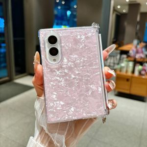 Z Fold8 Wide Luxury Glitter Dream Phone Case for Samsung Galaxy Z Fold 8 Axis Hinge Protection Shockproof Shell Pattern PC Cover