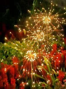 Outdoor Solar lights Solar Powered Fireworks lights 90cm Christmas lights Waterproof LED Garden Decorative Light 8-Modes