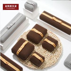 Accessible Luxury Flannel Jewelry Box & Exquisite Bows Jewelry Ring Box