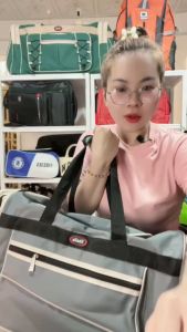 Túi du lịch Big-Oxford Kẻ xéo- Viền tròn- Góc nhọn nhiều size màu sắc lựa chọn [SIÊU SALE]