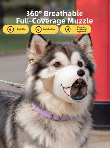 VOA | Bite-proof Anti-barking Dog Muzzle