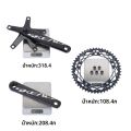 SKEACE จักรยาน Crankset 144BCD จักรยานเสือภูเขา Square Hole Crank อลูมิเนียมความเร็วสูง Crank Chainwheel 165 มม.49 T Crank ชุด. 