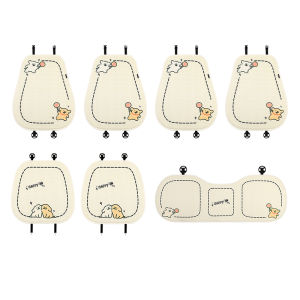 CapitAuto | Cartoon Trendy All-Season Breathable Car Seat Cushion