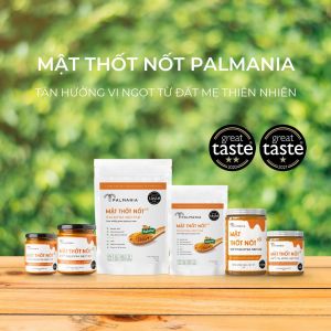 PALMANIA Mật thốt nốt sệt 1KG | 1 sao Great Taste Awards 2021 | Nguyên Chất Tự Nhiên & Vì Sức Khỏe | Đặc sản An Giang