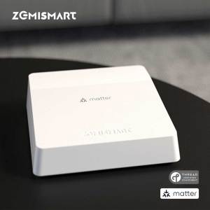 Zemismart Matter Thread Hub Smart Home Bridge Zigbee Gateway Support Tuya App Google Home Smartthings Smart Life App Control