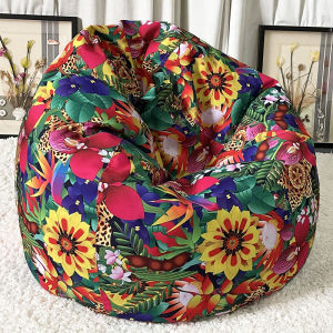 โซฟาพักผ่อนแบบมีซิปป้องกันน้ำแบบพกพาได้สำหรับกลางแจ้ง โซฟาพักผ่อนแบบมีรูปภาพแบบยูโร-วินเทจ สไตล์ยุโรป เสริมสภาพแวดล้อมแบบเรียบง่าย