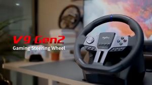 PXN V9 GEN2 Racing Wheel 270° & 900° Rotation Angles Hall Effect Pedals RGB Light Strips Adaptive Vibration & Dual Motor Force Feedback PC Xbox