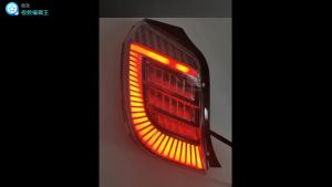 PERODUA AXIA 2014-2022 DYNAMIC LED REAR TAIL LAMP WITH SIGNAL RUNING (RED / BLACK ) 2 PCS / SET
