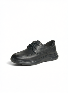 Belle | Soft Bottom Thick Heel Mens Business Casual Shoes