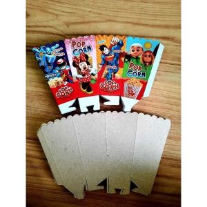 100pcs kertas popcorn/box popcorn uk 5x9cm