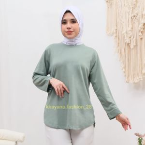 kaos wanita lengan panjang wanita kaos wanita lengan panjang ukuran jumbo
