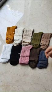 B750 Kaos kaki wanita cewek remaja abg dewasa renda panjang tinggi se betis