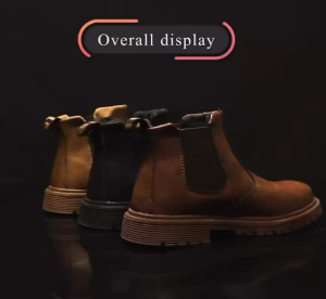 New Durable and Comfortable Leather Breathable Safety Shoes