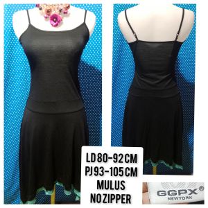 OL (OVERALL) MINI DRESS HITAM(GGPX) 368