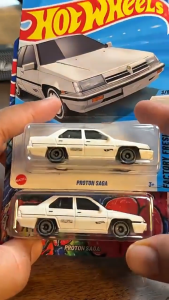 Hot Wheels Proton Saga White Putih Kad Burung 2025 40th Anniversary Special Edition