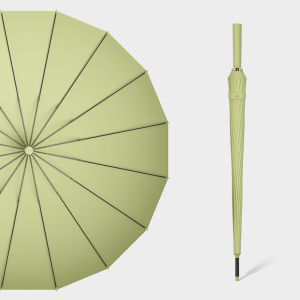 MUZHOUYU | 24 Rib Large Durable Windproof Double Person Umbrella Straight Handle