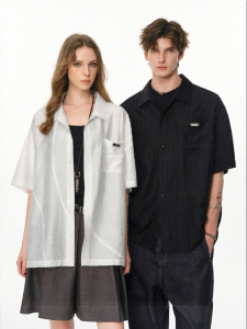 FORNINES | Lyocell Blend Light Short Sleeve Shirt