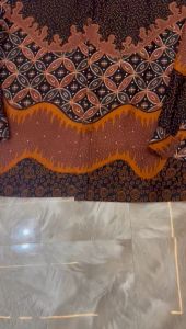 TERBARU Couple sweet Batik Premium Kemeja batik ayah dan Batik anak cowok BATIK Merah Bata Terakota