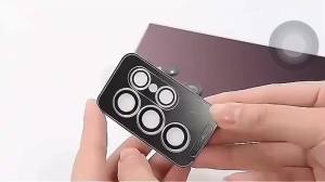 Ốp Lưng Kim Loại Bảo Vệ Camera Kính Cường Lực Bảo Vệ Màn Hình Cho Samsung Galaxy S26/S26 Ultra/S24 Plus/S25 Ultra