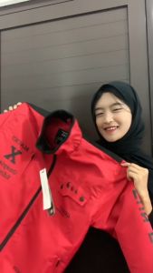 Blackseven | Bomber Jacket Onepiece Sun God Nika - Gear 5 Red