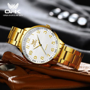 นาฬิกา OPK สำหรับผู้ชายแฟชั่นธุรกิจ สำหรับผู้ชายที่เรียบง่าย