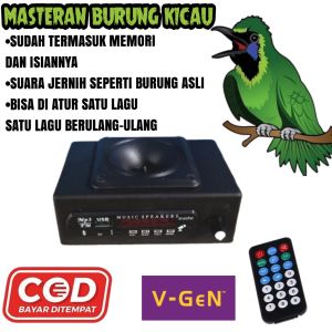 MASTERAN BURUNG MP3 SUARA JERNIH SONIC MONCER GO