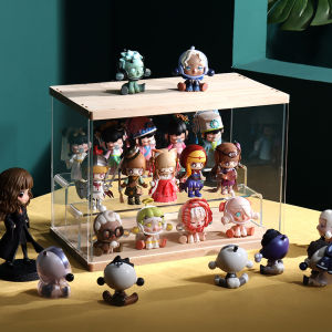 Pop Mart Display Box Blind Box Storage Rack Transparent Hand Cabinet Dustproof Acrylic Small Ornaments Building Blocks Display Box