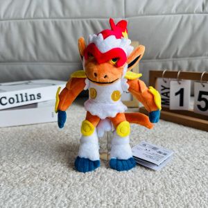 AOGER | With Tag Infernape Plush Doll Fire Type Monkey Lovely Stuffed Anime Collectible Toy Gift For Anime Game Fans Room Decor