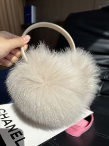 ฤดูหนาว ที่ครอบหูขนสุนัขจิ้งจอก ผู้หญิง น่ารัก ผ้าคลุมหูตุ๊กตาป้องกันความอบอุ่นป้องกันการแข็งตัว ทันสมัย อุปกรณ์เสริมสําหรับสภาพอากาศหนาวเย็น