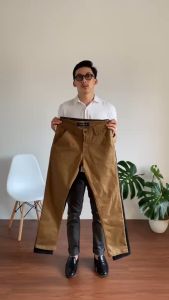 Celana Chino Pria Panjang Kerja Kantor Casual Harian Hitam