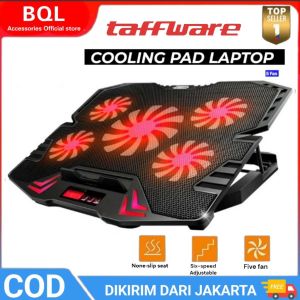 Pendingin Laptop Taffware FAN Cooling Pad Laptop 5 Kipas - K5