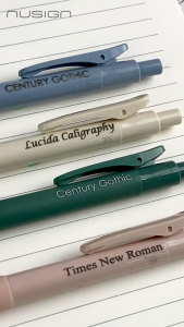 Deli NS576-BK/BL NuSign 0.5mm Gel Pen 79NS576 - Custom Personalized Engrave