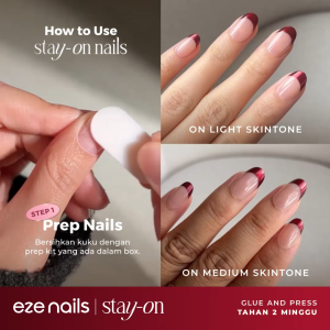 Eze Nails x Shannon Dorothea - Santa Baby Stay On Manicure (Kuku Palsu Tempel + Lem Cair)