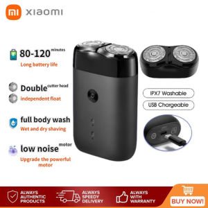 Xiaomi Mijia Electric Shaver S100 S200 Charger Portable Shaving Rechargeable Beard Razor for Men IPX7 Washable Electric Shaver