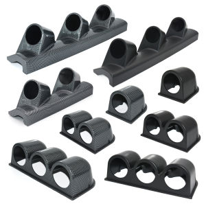 52 มม.รถ Gauge Pod สีดํา Single & Dual & Triple Hole Gauge ผู้ถือรถแข่งซ้ายขวาไดรฟ์สําหรับ 2 นิ้วเมตร universal