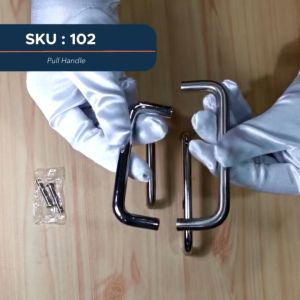 Tajima 102 Modern Cabinet Handle Chrome Plated Finish (1 Piece)
