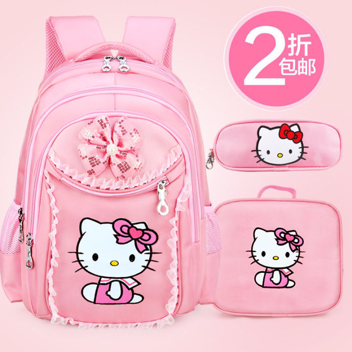 Hello Kitty New Arrival Girl Kids Schoolbag Primary School Student 6 9 12 Birthday Party 1 2 3 6 Grade Lightweight Backpack 7 Lazada PH