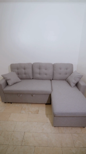 LEXI 4-Seater Reversible L-Shape Sofa Bed with Storage & Pull-Out Bed (IMPORTED)