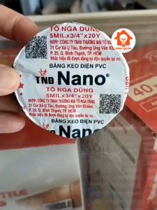Băng keo điện Nano 20Y màu đen TÔ NGA DŨNG