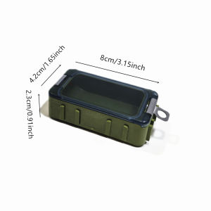 Spliced hook adsorption box Waterproof roadside accessories storage box Fishing accessories Fishing hook box Fishing storage box
