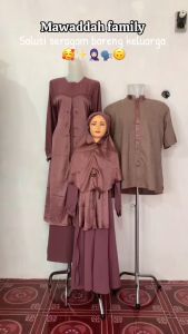 Baju Lebaran 2025 Couple Keluarga Pasangan Kekinian Ayah Ibu Anak Silmi Mawaddah Family