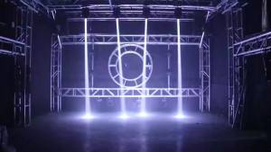Led 100วัตต์คานย้าย H Ead Light 8Gobos พราวผลดิสโก้ปาร์ตี้ดีเจแสงคลับบาร์ DMX แสงผลแสง