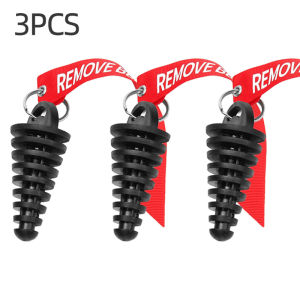 2pcs Exhaust Pipe Plug Motorcycle Motocross Tailpipe Rubber Air Bleeder Plug Exhaust Wash Plug Pipe Protector