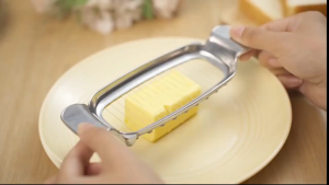 Stainless Steel Butter Slicer Cutter Multipurpose Butter Cutter Baking Kitchenware Pemotong Mentega 黄油切割器