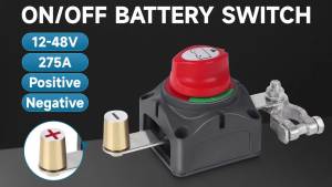 Công Tắc Ngắt Nguồn Ắc Quy Chống Thấm Nước 12V 275A Loại Cắm Trên Dùng Cho Ô Tô Xe RV Thuyền ATV UTV - Chất Liệu Nylon Chống Cháy