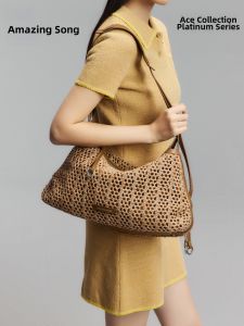 Large Woven Womens Hobo Bag for Vacation
