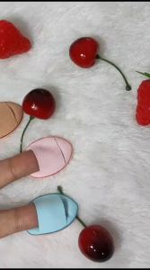 Finger Spons Puff Mini Spons Concealer Bedak Foundation Spons Wajah Ujung Jari