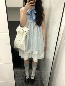 Áo Sơ Mi Kẻ Caro Không Tay Cổ Tròn Dáng Rộng Mùa Hè Phong Cách Hàn Quốc Cho Nữ Áo Vest Xếp Ly Cổ Điển Giản Dị